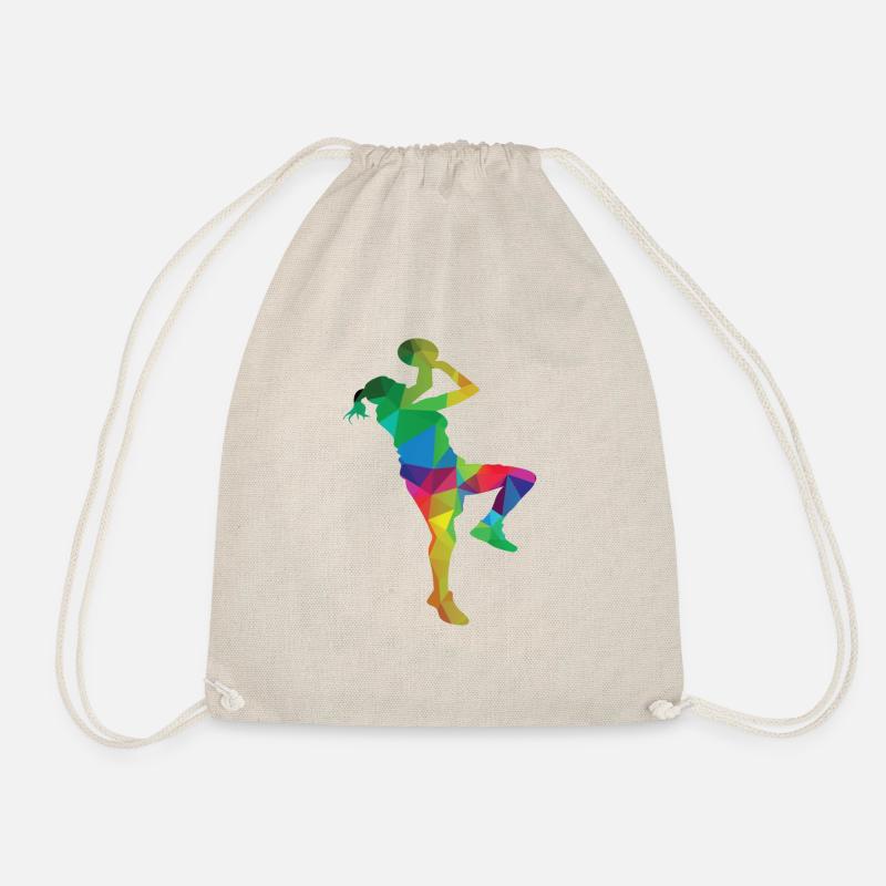 Basketball Women's Jersey - Drawstring Bag - nature