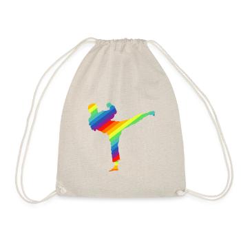 Karate, Judo, Taekwondo - Drawstring Bag - nature - Front