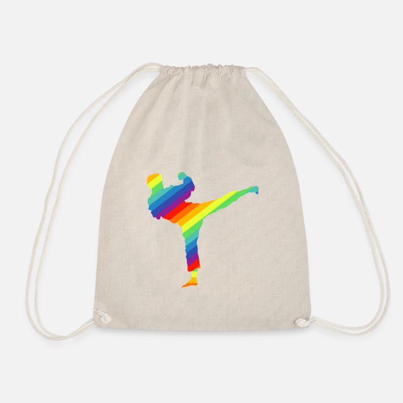 Karate, Judo, Taekwondo - Drawstring Bag - nature