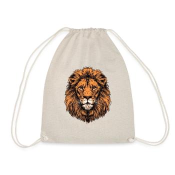 Lion - Drawstring Bag - nature - Front