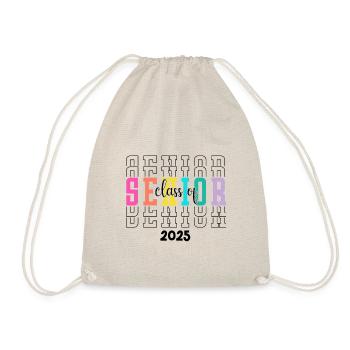 Class of 2025 Senior 2025 Back To School 2025 - Drawstring Bag - nature - Front