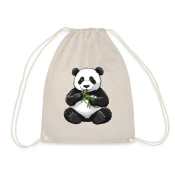 Ours panda avec bambou - Sac de sport léger - nature - Devant