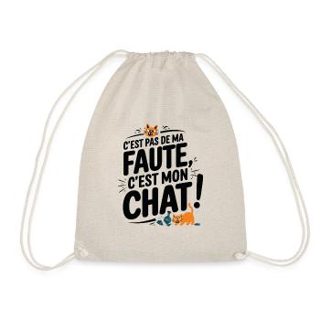 Es ist nicht meine Schuld, es ist meine humorvolle Katze - Turnbeutel - Natur - Vorne