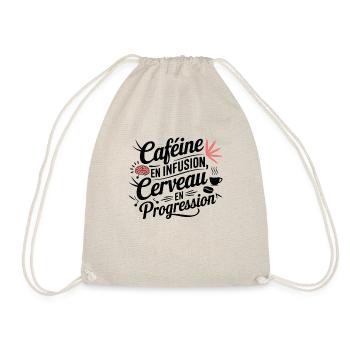 Koffein in der Infusion des Gehirns schreitet fort Kaffee - Turnbeutel - Natur - Vorne
