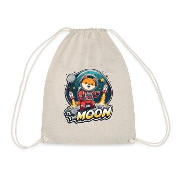 WE GO TO THE MOON - Drawstring Bag - nature - Front