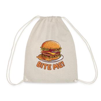 HAMBURGERS - Drawstring Bag - nature - Front
