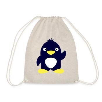 Mignon pingouin agitant l’Antarctique Pôle Sud Animal oiseau - Sac de sport léger - nature - Devant