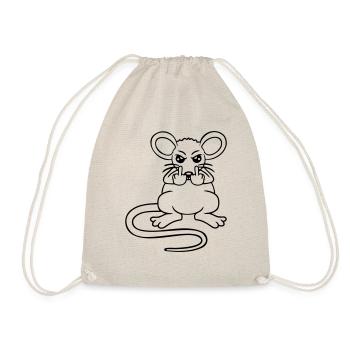 Souris Méchant En Colère Frustré Agressif Majeur - Sac de sport léger - nature - Devant