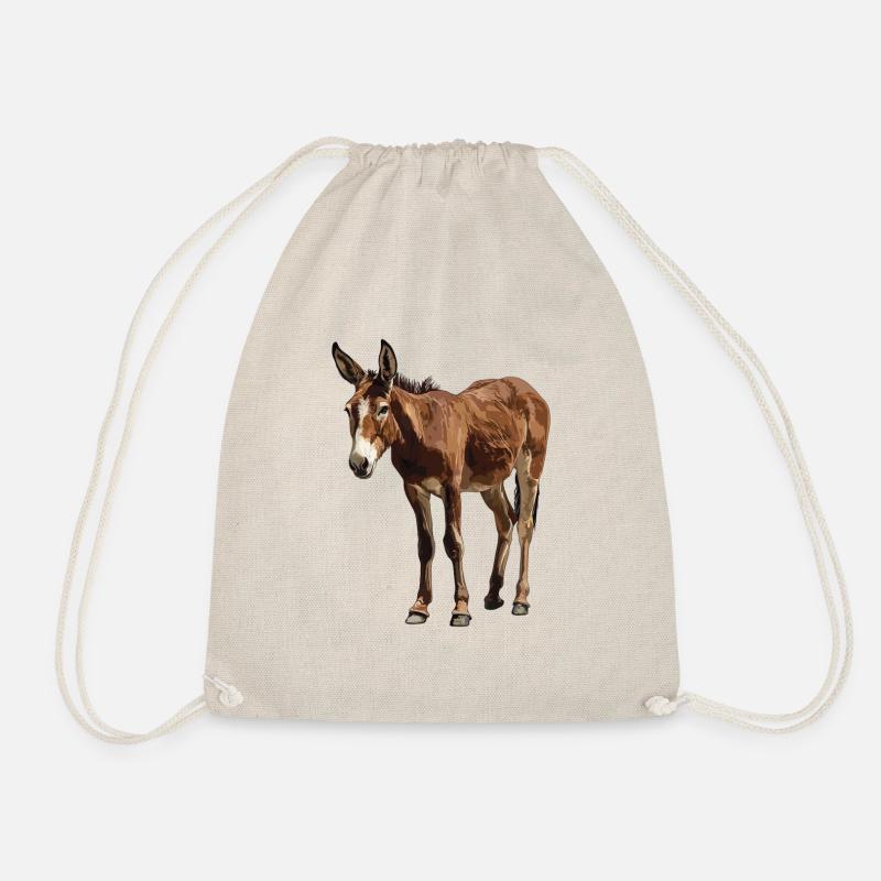 Donkey Esel - Turnbeutel - Natur