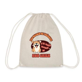 Besoin de mon chien - Sac de sport léger - nature - Devant