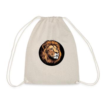 Majestic lion's head - Drawstring Bag - nature - Front