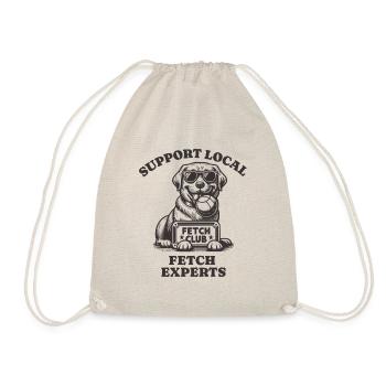 Support Local Fetch experts Labrador Retriever - Drawstring Bag - nature - Front