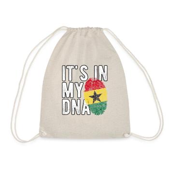 Ghana-It's in my DNA - Drawstring Bag - nature - Front