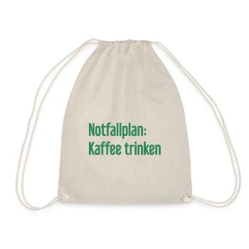 Coffee Contingency Plan - Drawstring Bag - nature - Front