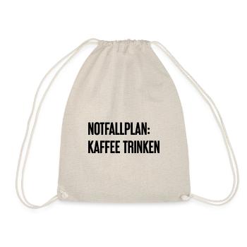 Coffee Contingency Plan - Drawstring Bag - nature - Front
