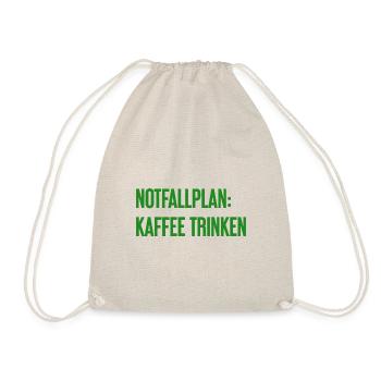 Coffee Contingency Plan - Drawstring Bag - nature - Front