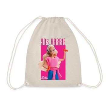 Barbie Porträt Charakter 90er Barbie 90er Jahre - Turnbeutel - Natur - Vorne