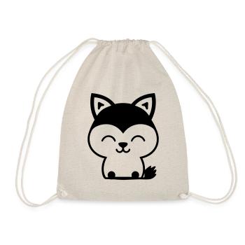 Fox - Drawstring Bag - nature - Front