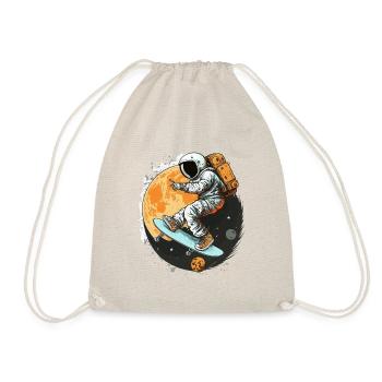 Cosmic Skateboarding - Drawstring Bag - nature - Front