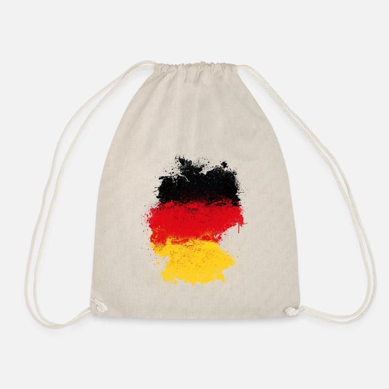Germany map - Drawstring Bag - nature