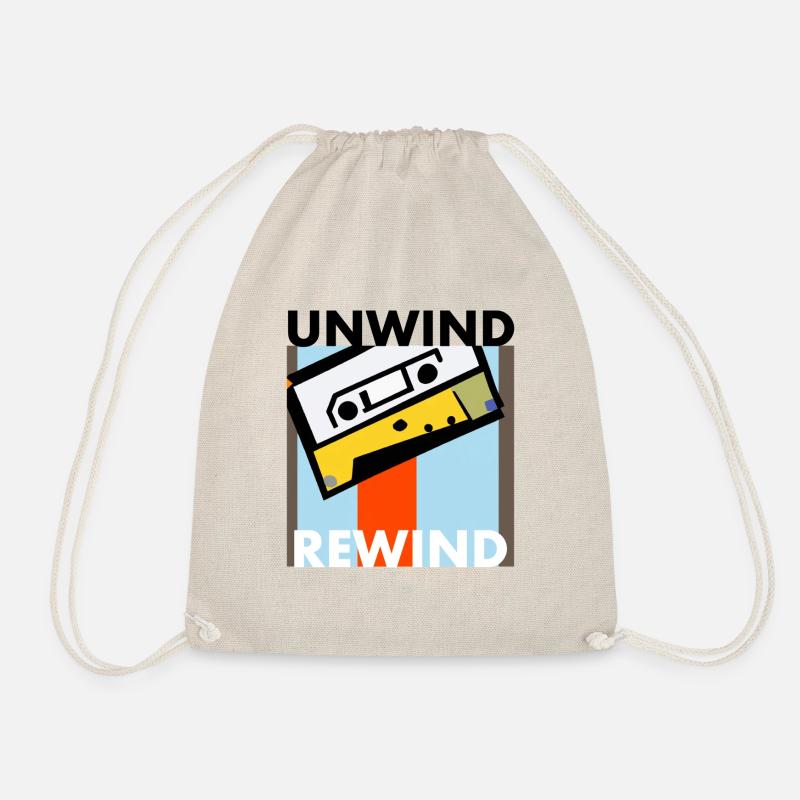 Unwind Rewind - Drawstring Bag - nature