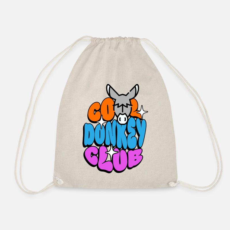 Goldesel - Cool Donkey Club - Turnbeutel - Natur