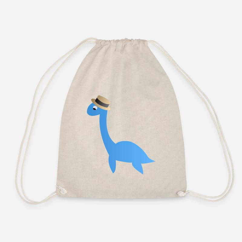 Dinosaurier Hut Kind Kinder Dino - Turnbeutel - Natur