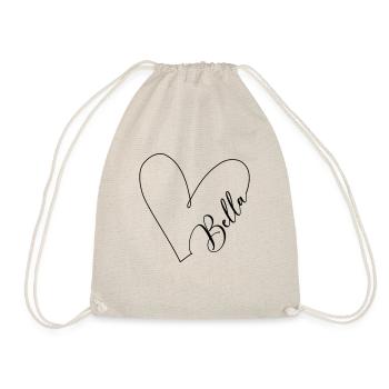 Bella Name Heart Line - Sac de sport léger - nature - Devant