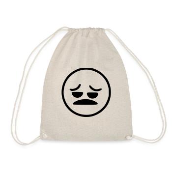 Emoji sketch evil black - Sac de sport léger - nature - Devant