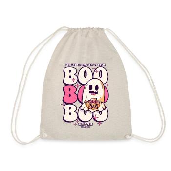 Boo Boo Boo Halloween Geist - Turnbeutel - Natur - Vorne