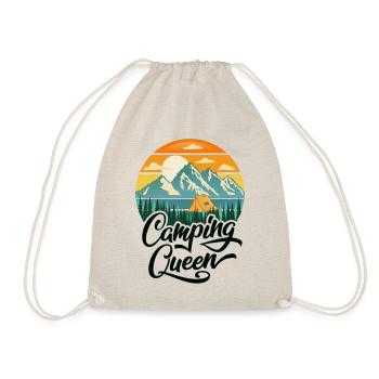 Camping Queen - Drawstring Bag - nature - Front