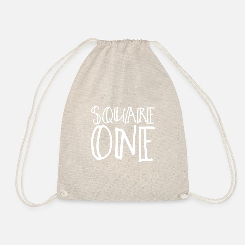 Square One - Drawstring Bag - nature