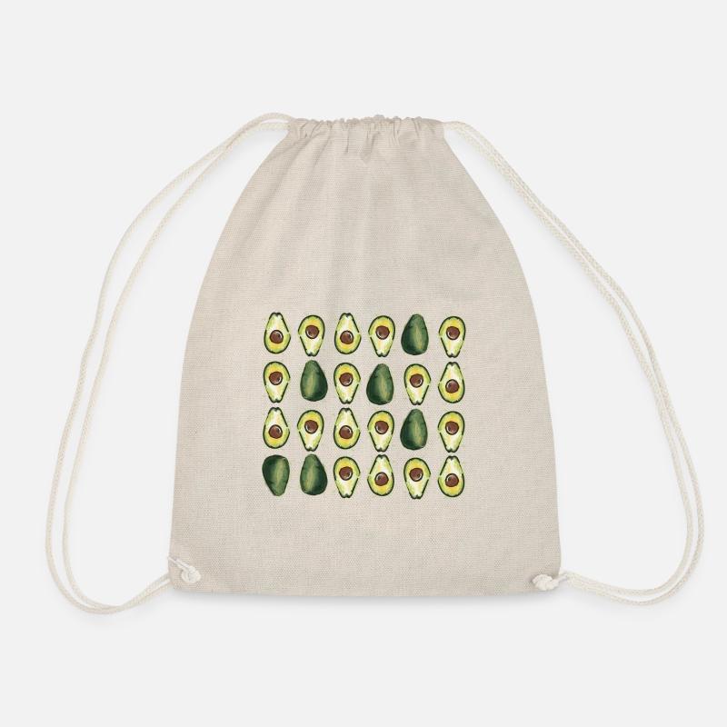 Happy Avocado Group - Drawstring Bag - nature