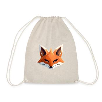 Tête de renard - Sac de sport léger - nature - Devant