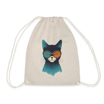 L’œil de chat en contraste - Sac de sport léger - nature - Devant