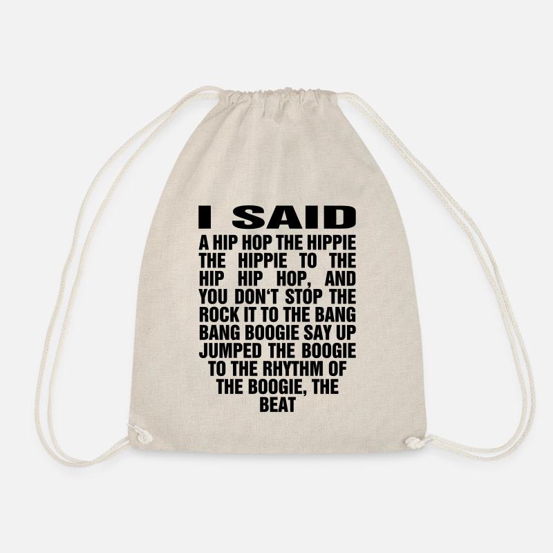 Sugar Hill Gang Hip Hop Legend - Drawstring Bag - nature