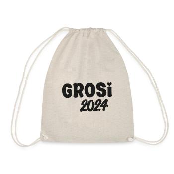 Grosi 2024 Hallo Oma Schweiz Schweizer Oma - Turnbeutel - Natur - Vorne