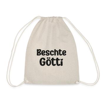 Beschte Götti bester Götti bescht Götti Schweiz - Turnbeutel - Natur - Vorne