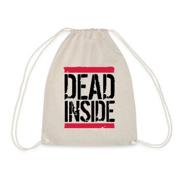 Internally dead logo - Drawstring Bag - nature - Front