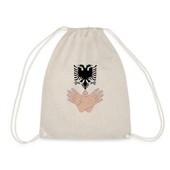 Albanie Aigle Shqiperia pour les Albanais - Sac de sport léger - nature - Devant