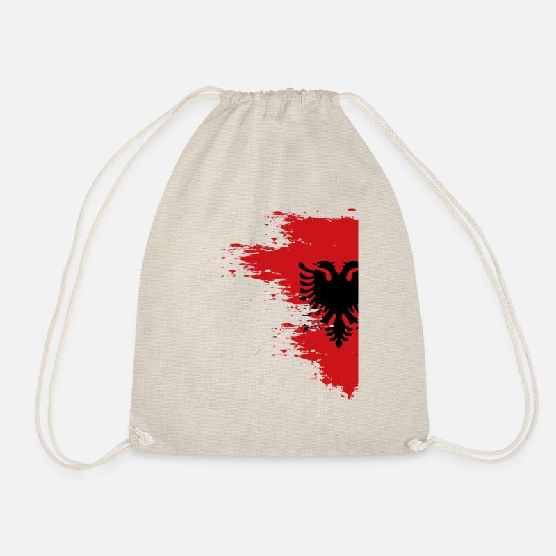 Kuq & Zi - Drawstring Bag - nature