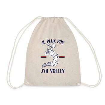 Je Peux Pas J'ai Volley Volleyball - Sac de sport léger - nature - Devant