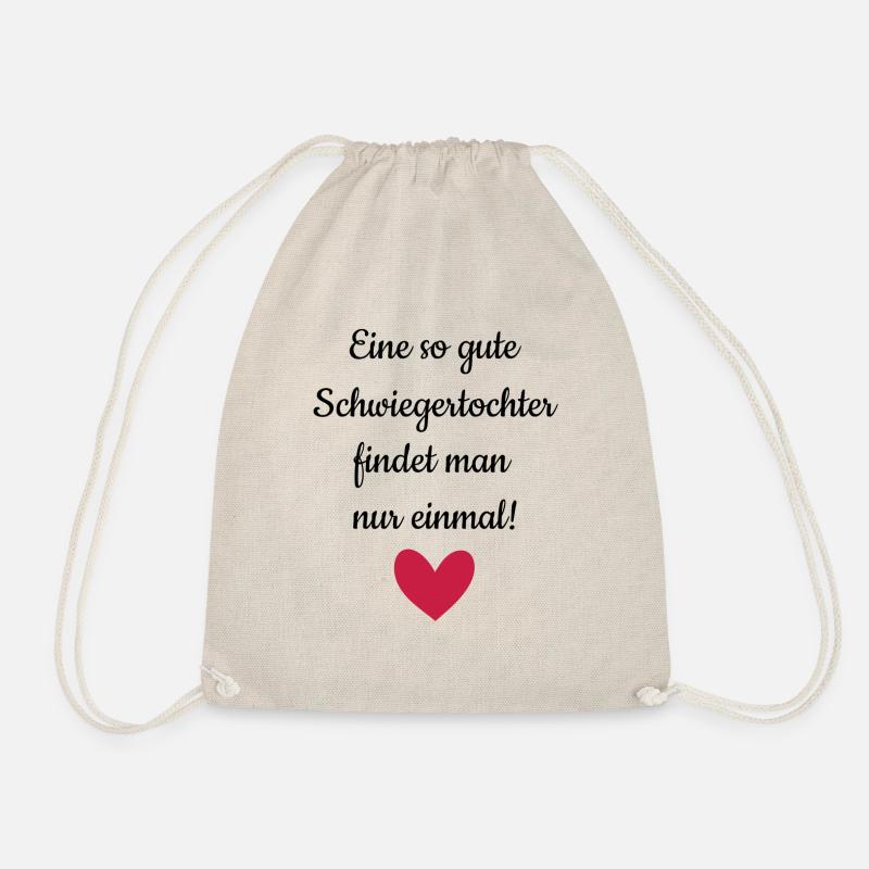 Beste Schwiegertochter Weihnachten Geburtstag Idee - Turnbeutel - Natur