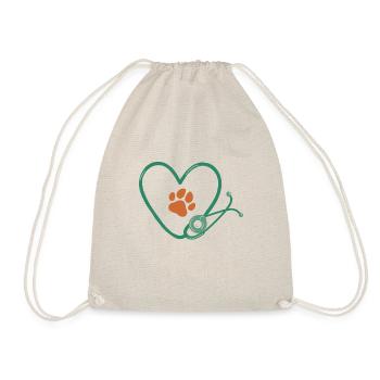 Veterinarian Veterinary Medicine Doctor for Animals - Drawstring Bag - nature - Front