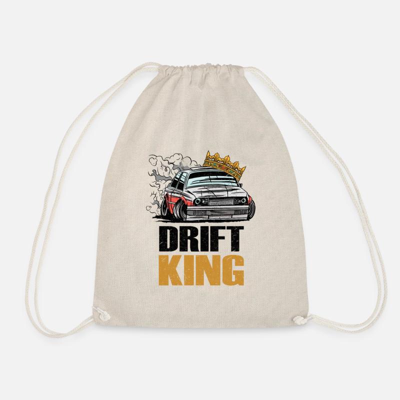 Drift King Auto Tuning Motorsport - Drawstring Bag - nature