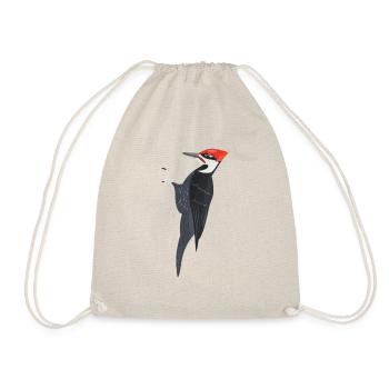 Pileated Woodpecker Vogel Illustration - Turnbeutel - Natur - Vorne