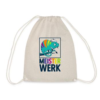 Painter Painting Masterpiece Artwork Chameleon - Drawstring Bag - nature - Front
