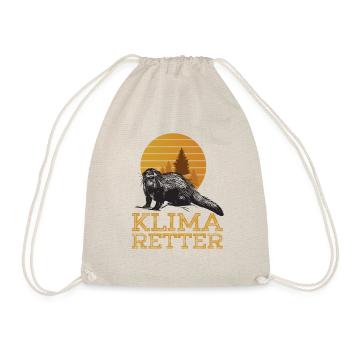 Protection de l’environnement Protection du climat Bien-être animal Sauvetage castor - Sac de sport léger - nature - Devant