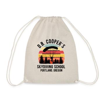 DB Coopers Skydiving School Portland Oregon - Drawstring Bag - nature - Front