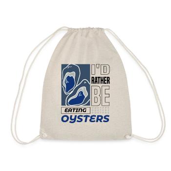 Manger Huîtres Fruits de mer Cuisine exotique Chef - Sac de sport léger - nature - Devant